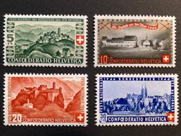 Pro Patria 1944 - komplette Serie ** (ZNr 22, 23, 24, 25)