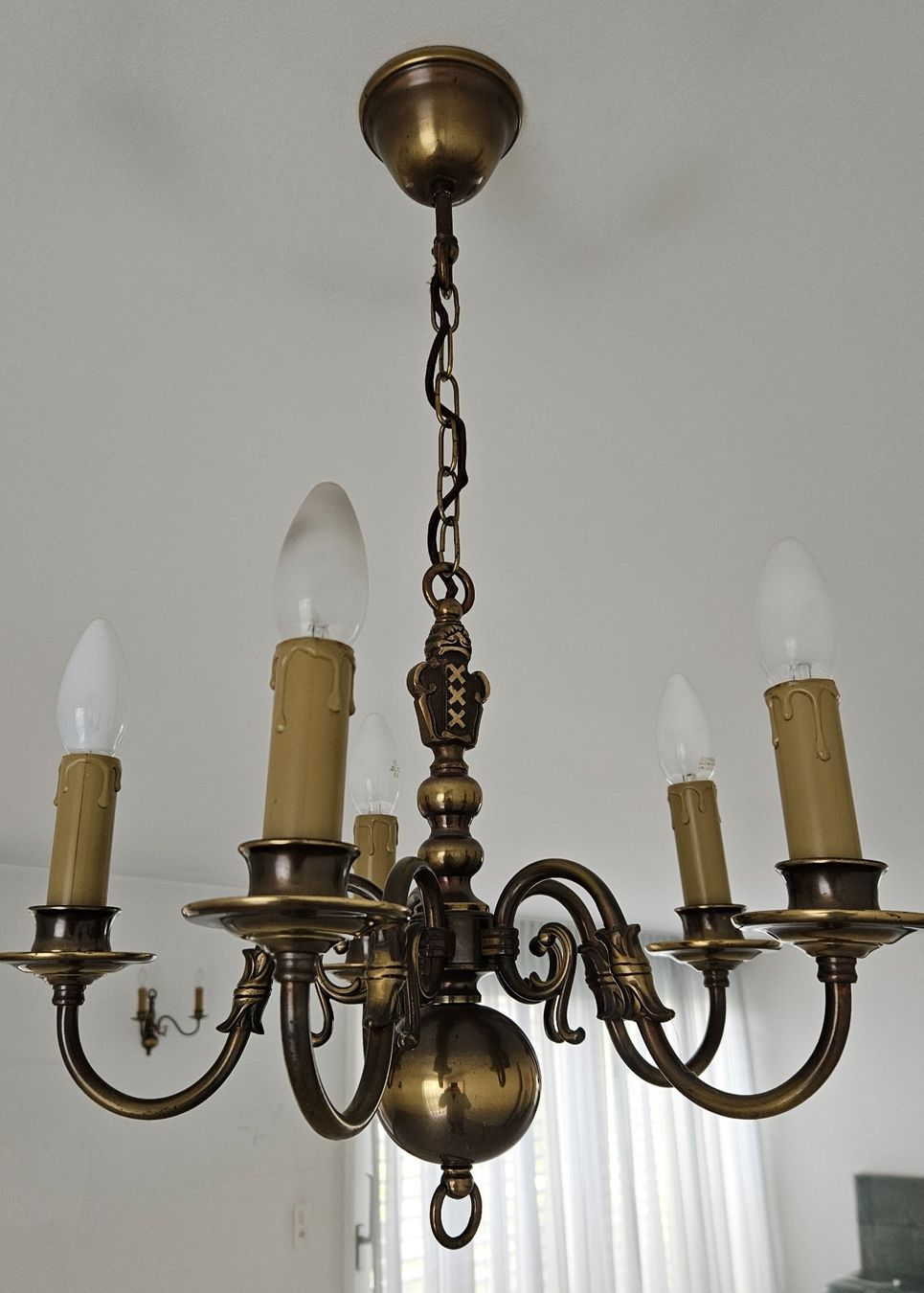 Lampadari & plafoniere: 1Deckenlampe und 2 Wandlampen antik Messing – Usato da Oftringen venduto da Dinu10 5