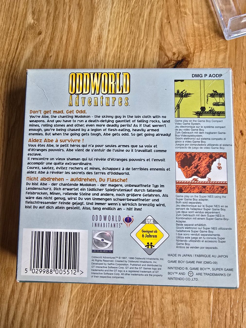Nintendo Giochi: Nintendo Gameboy/Oddworld/OVP – Usato da Sursee venduto da Elian91 3