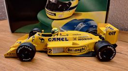 Lotus 99T Camel Honda Ayrton Senna F1  1987 Minichamps 1:18
