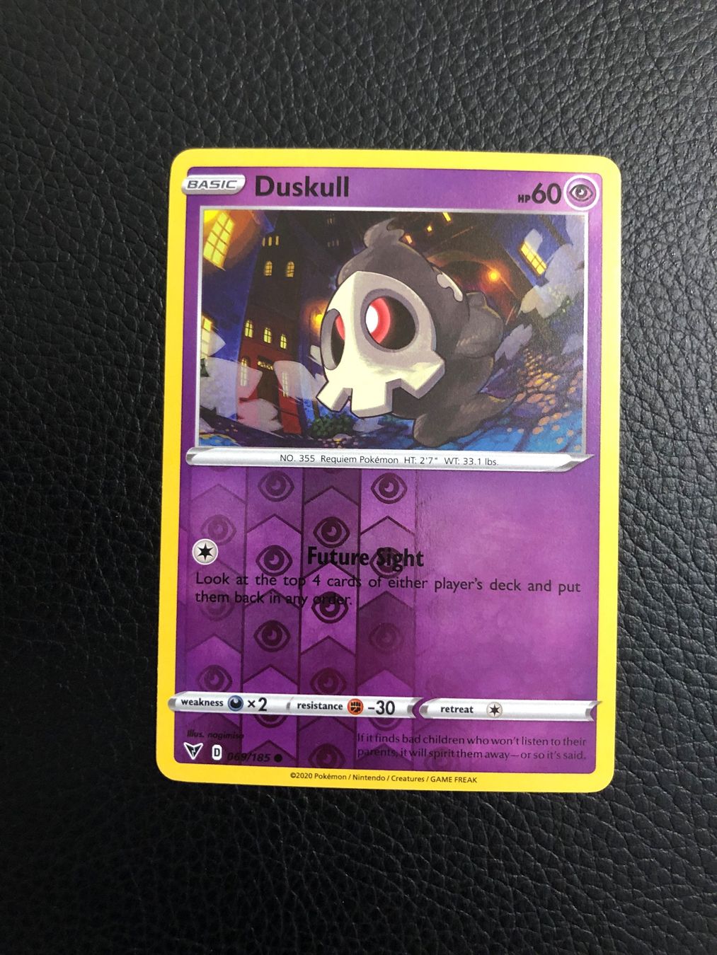 Pokémon Carte collezionabili: Vivid Voltage Duskull reverse 69/185 Ab 1 – Usato da Paradiso venduto da Pkmn10