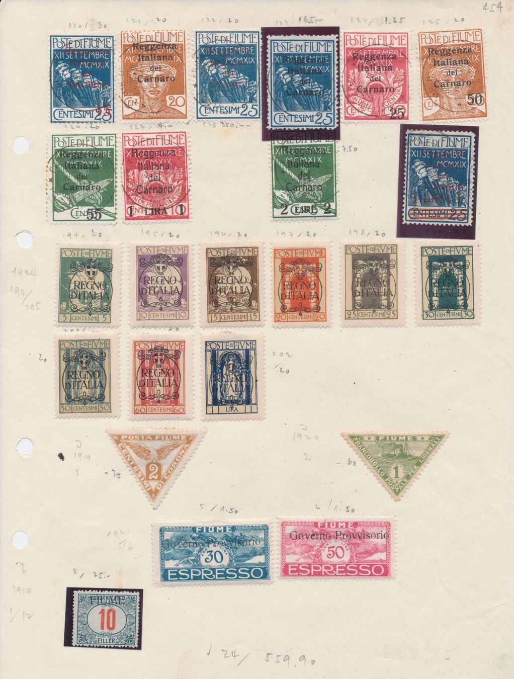 Tutti i francobolli: Fiume, Interessantes Lot!!! – Usato da Winterthur venduto da Zupogeru 4