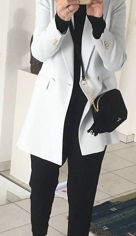 Giacche: Neu! ZARA Longblazer bleu Grösse 34 – Usato da Oberegg venduto da Modetrend1a