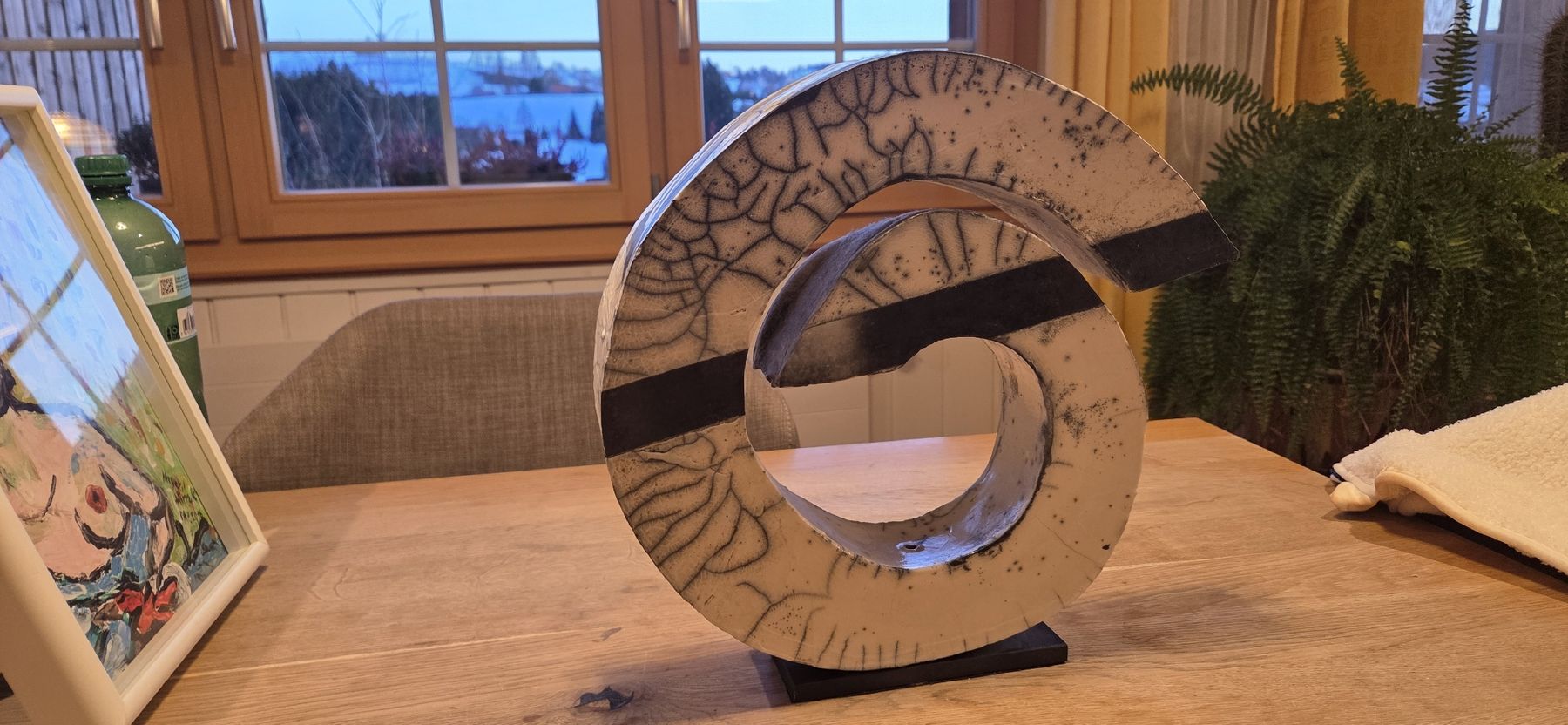 Sculture & Statue: Abstrakte Raku-Keramik Skulptur – Usato da Rehetobel venduto da hobirot01 5