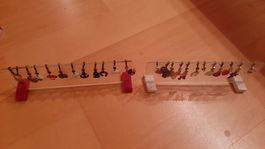Ker R T) 50er 60er Vintage Gläser Anhänger Glasmarker