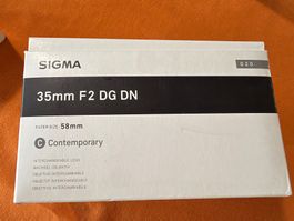 Sigma 35mm F2 DG DN Contemporary - Leica L-Mount - TOP!
