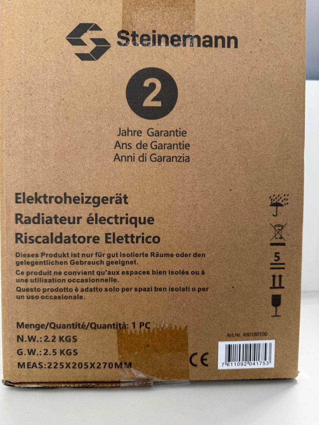 Heizgeräte: Steinemann Elektroheizgerät 2 kW – Neu und originalverpackt aus Richterswil von Tram1 1