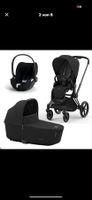 Kinderwagen Set Cybex Priam 3-teilig schwarz guter Zustand