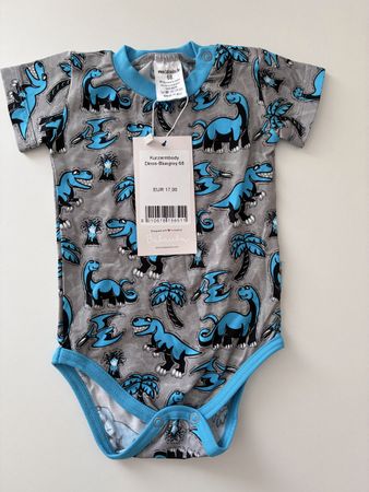 Kurzarmbody von Babauba Gr. 68 neu