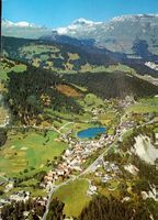 LAAX mit dem Piz Grisch - Flugaufnahme