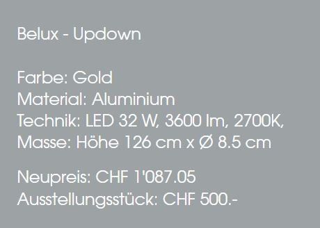 Belux Lampadari & plafoniere: Pendelleuchte Up-Down LED von Belux – Nuovo (secondo la descrizione) da Binningen venduto da Masc61 2