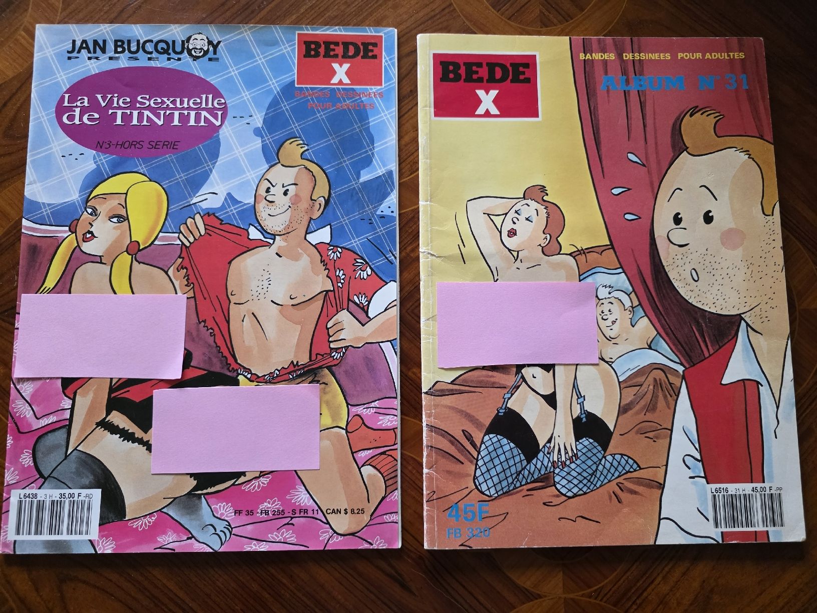 Fumetti: 2 Bd de tintin parodie tirage spécial  – Usato da montsevelier venduto da FREDERIC-B