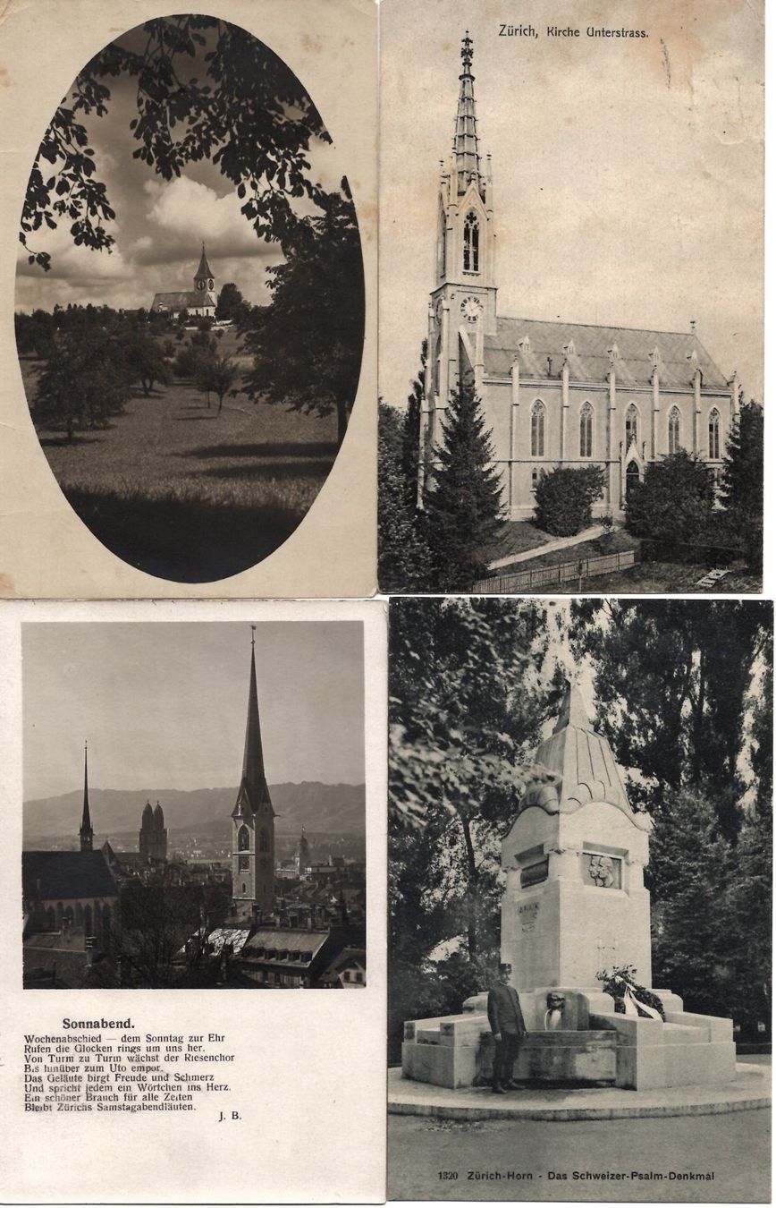 Cartoline postali: AK Zürich schwarz/weiss – Usato da Brunnadern venduto da eichmann.anton 6