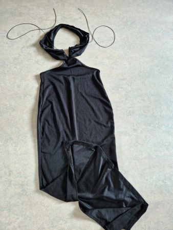 KLEID DRESS 36 S SCHWARZ , TOP MIT BLAZER PUMPS