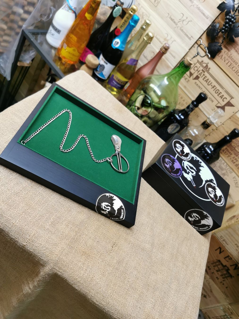 Humidor per sigari: Cigar Presenter - Lounge Tablar + Reisehumidor Crazy Monkey – Nuovo e nell'imballaggio originale da Wetzikon ZH venduto da Tothart 2