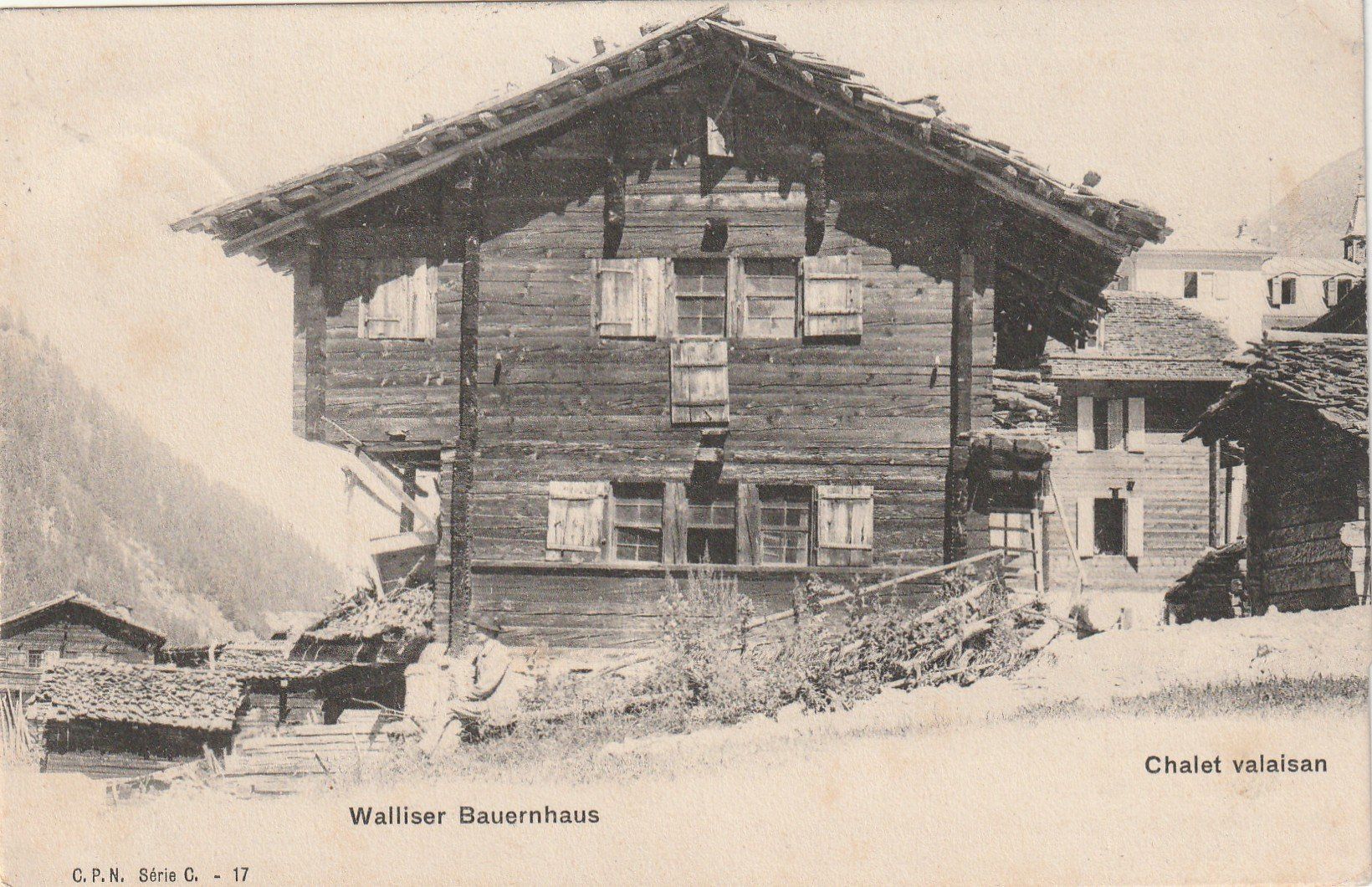 Cartoline postali: Walliser Bauernhaus – Usato da Rorschacherberg venduto da fratovi2