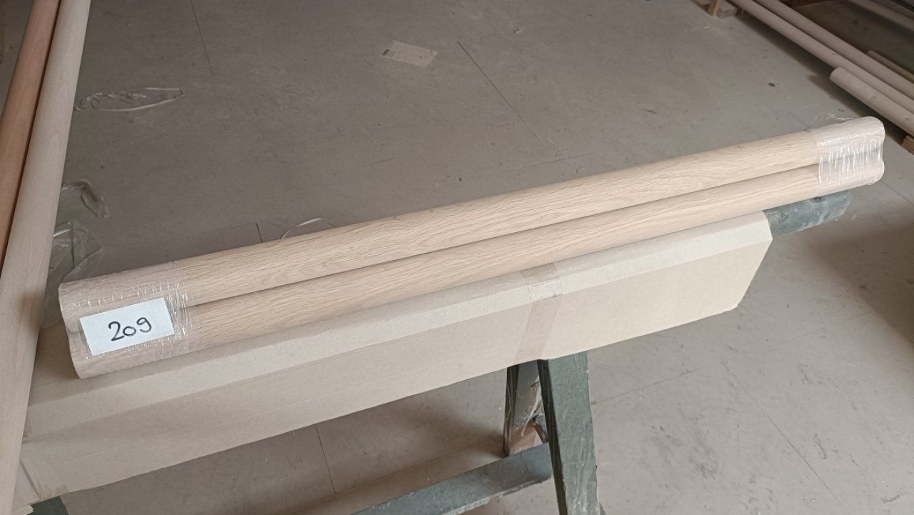 Holzartikel: 3 Stk. Handlauf Rundstab Eiche D: 45 mm Los 209 – Neu (gemäss Beschreibung) aus Sulgen von Wag0815