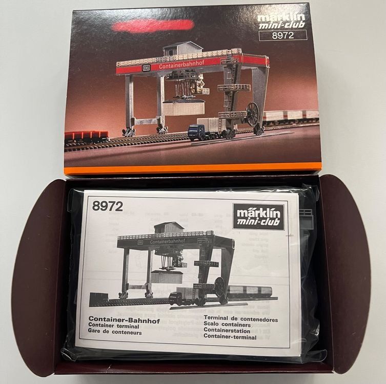 Märklin 8972 Mini Club Spur Z Containerterminal (D'occasion) à ...
