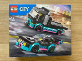 💥LEGO City 60406 Autotransporter mit Rennwagen NEU