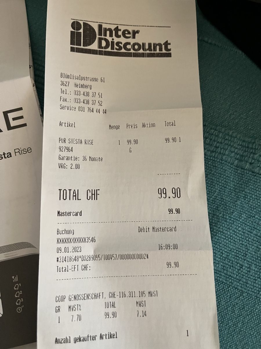 Wecker: Pure Radiowecker  – Neu (gemäss Beschreibung) aus Thun von T.Hauser 2