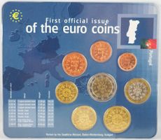Portugal Erste offizielle Ausgabe der Euro-Münzen