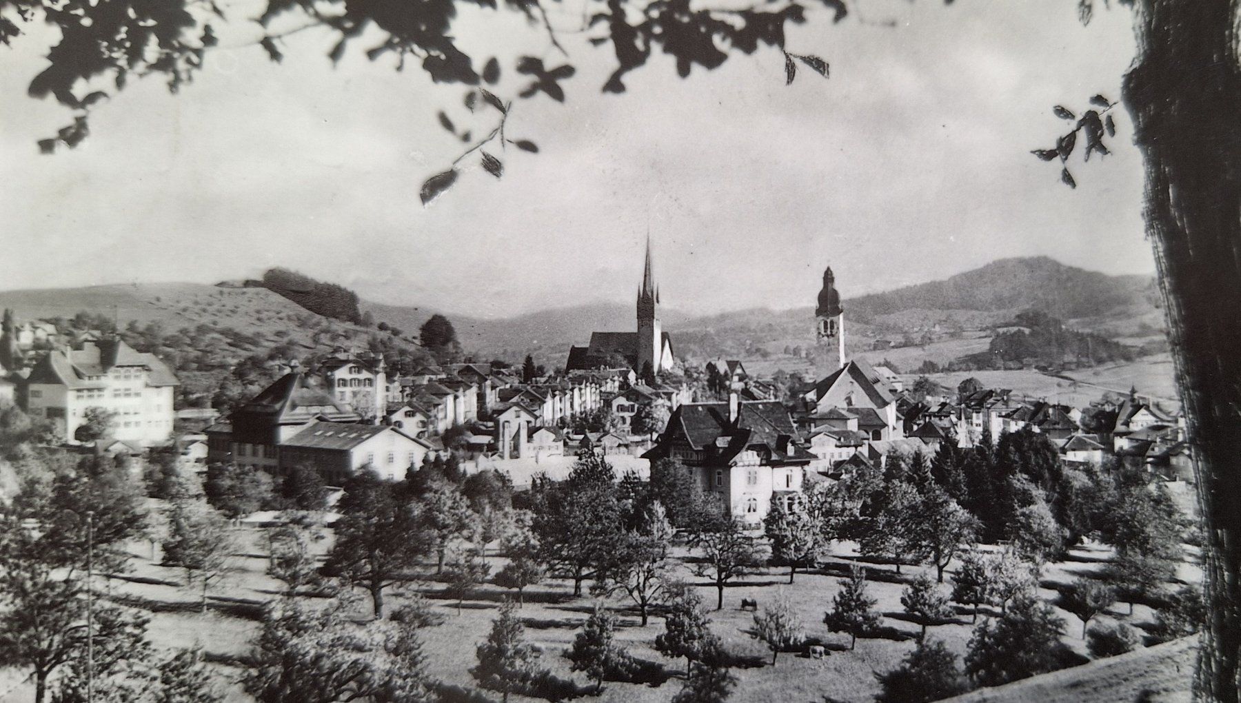 Ansichtskarten: AK Degersheim Kirche Idyll 1947 SG – Gebraucht aus Gurtnellen von Stonevalley007 1
