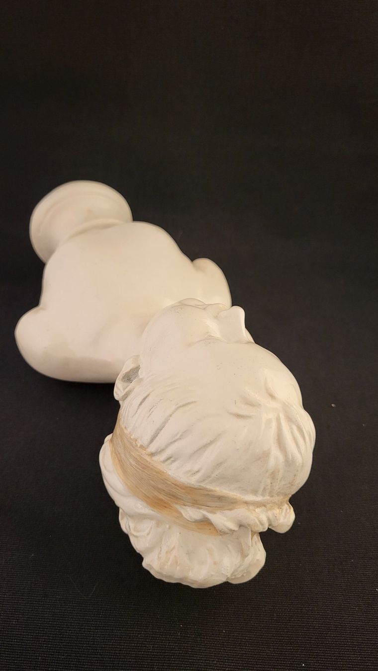 Statuette: Büste Mädchen mit Haarband – Usato da Basel venduto da spinne02 6