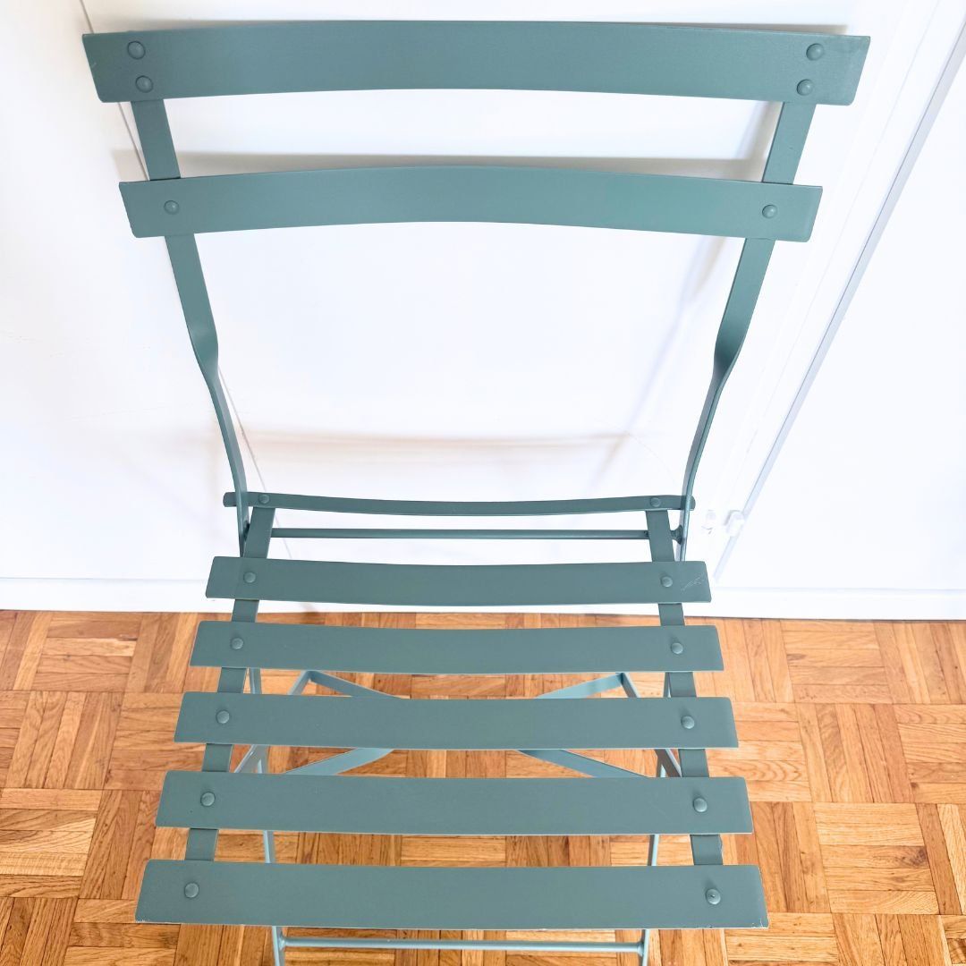 Stühle: Chaises pliables bleues & vertes x2 – Gebraucht aus Vevey von secondlifevevey 1