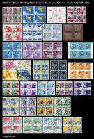 2001 4er Block Ersttag mit Block, H-Blatt komplett Fr 326.-