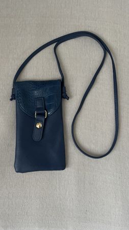 Handytasche zum Umhängen, Blau, Neuwertig für den Sommer