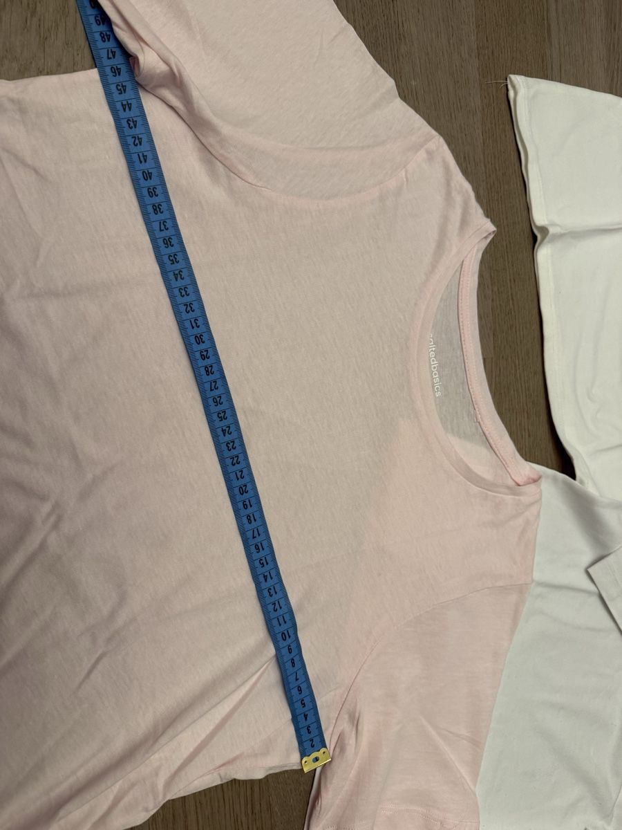 Lotti di vestiti: 3 Basicshirts weiss/rosa gr. S/M – Usato da Rubigen venduto da Elmacino 1