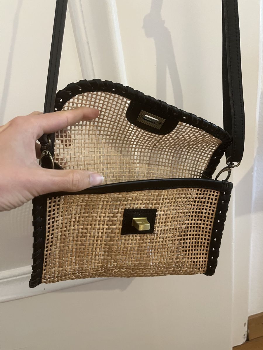 Taschen für Damen: Rattan-Umhängetasche, neu! – Neu (gemäss Beschreibung) aus Zürich von vintage_for_you 3