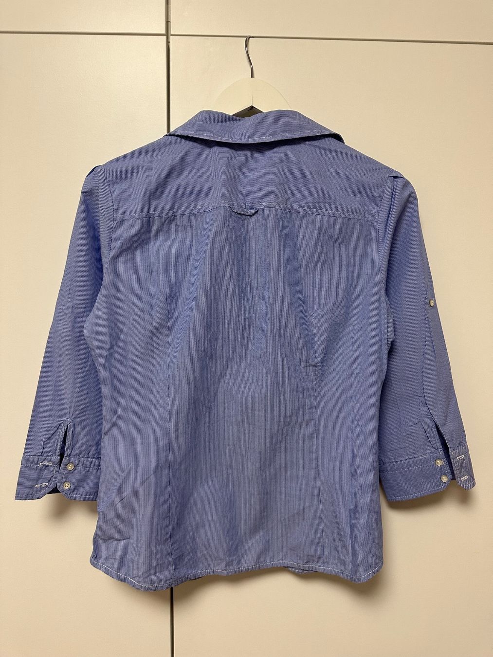 Zara Camicette: Blau und rosa Zara Basic bluse – Usato da Zürich venduto da kuszi 3