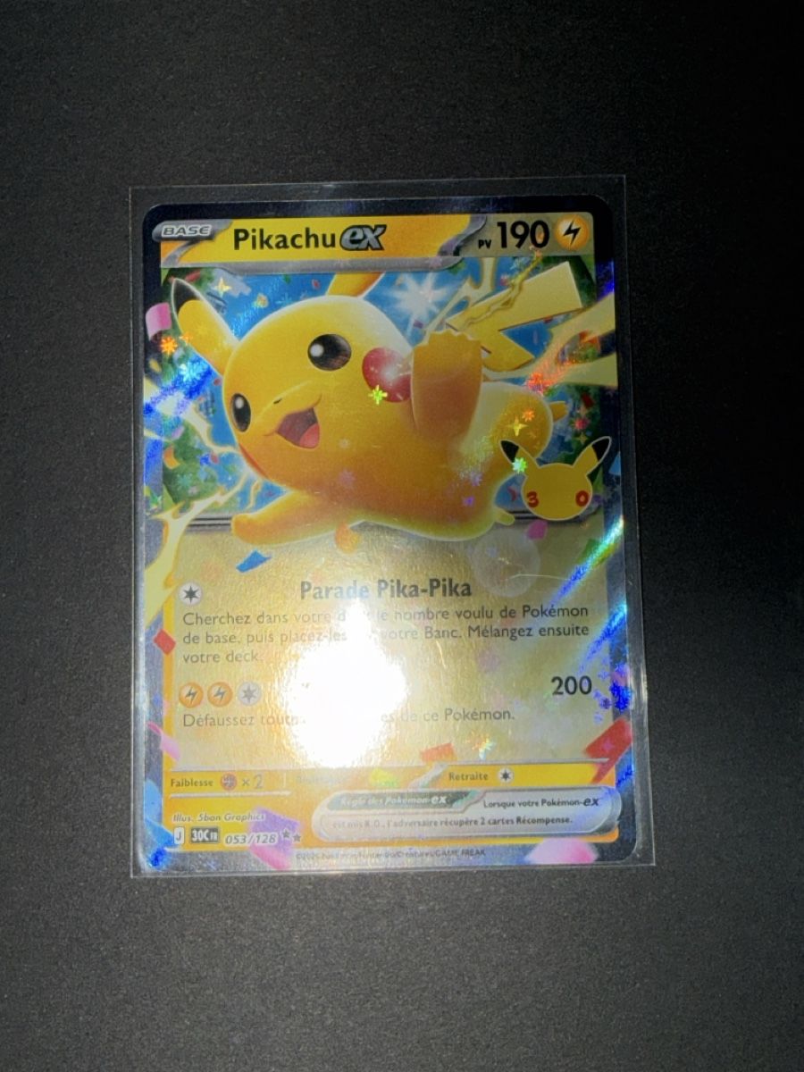 Pokémon Carte collezionabili: Pikachu 30 ans 53/128 – Nuovo (secondo la descrizione) da St-Maurice venduto da Whatty