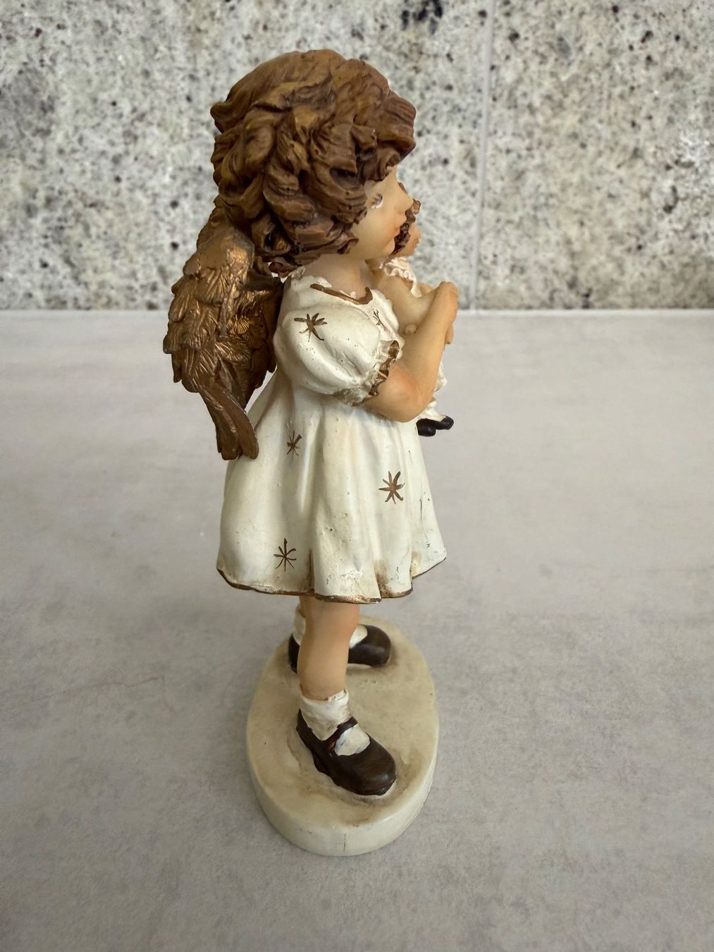 Statuette: Süsses Engelmädchen mit Kind – Usato da Geroldswil venduto da Jeremy11 2