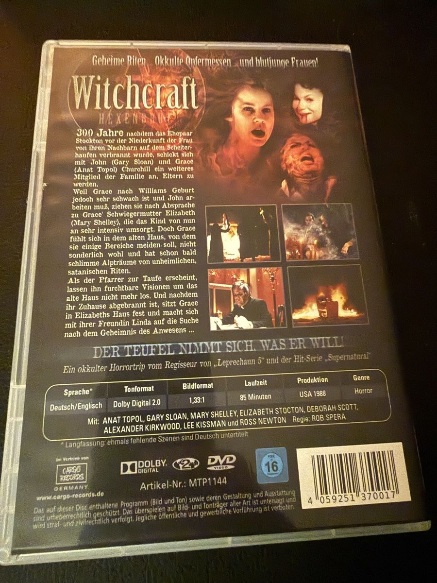 Alle DVDs: WITCHCRAFT UNCUT – Neu (gemäss Beschreibung) aus Aarau von Panjo3 1