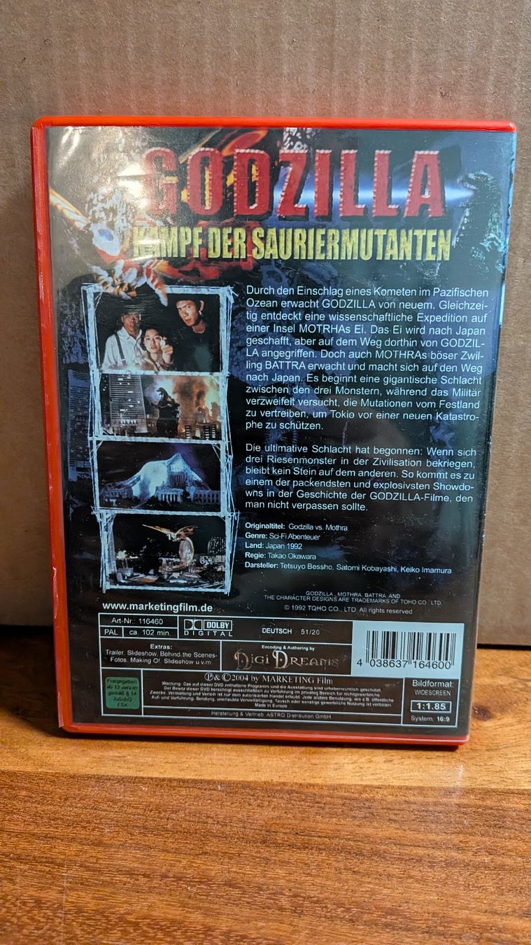 Tutti i DVDs: DVD Godzilla Kampf der Sauriermutanten  – Usato da Thun venduto da Pizzamike 1