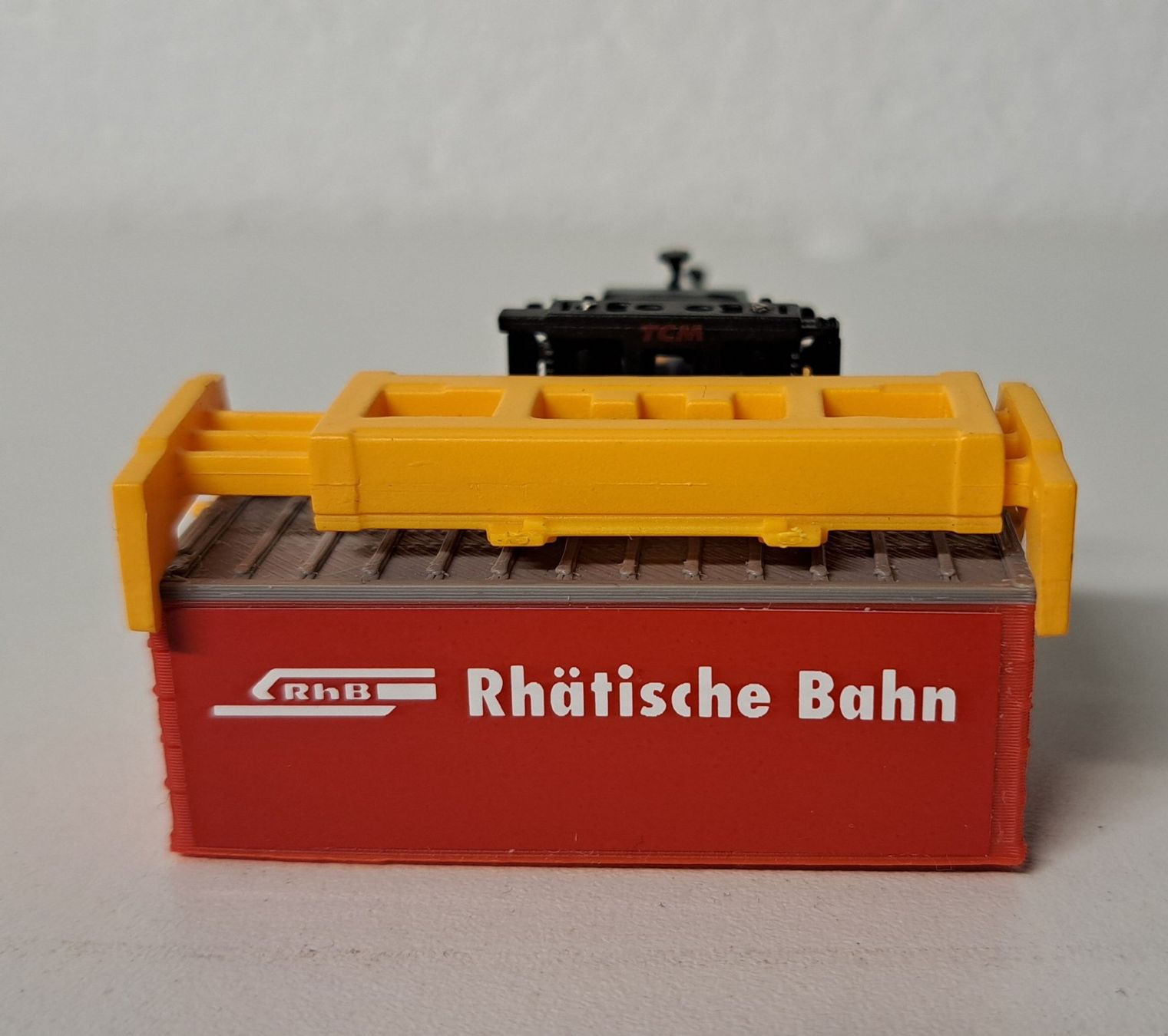 Kato Modellini di ferrovie: Container Stapler mit RhB Container Spur N OVP Neu – Usato da Salez venduto da rhb-spur-n 4