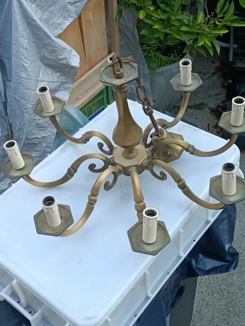 Lampadari & plafoniere: Lustre en bronze – Usato da Nyon venduto da dlu_2yfc