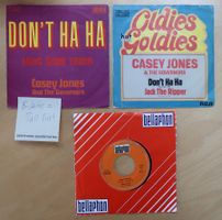 CASEY JONES & THE GOVERNORS - 3 VINYL SINGLES (G+/VG-)