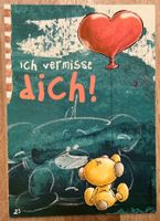 Pimboli Postkarte Nr. 23a Ich vermisse dich! Vintage