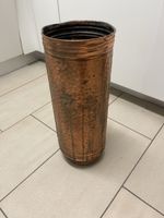Kupfer Schirmständer 49x20cm Vintage Optik Beule am Rand