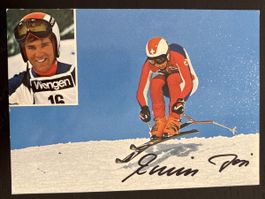 Erwin Josi signierte Autogrammkarte Ski Alpin Schweiz Vintag