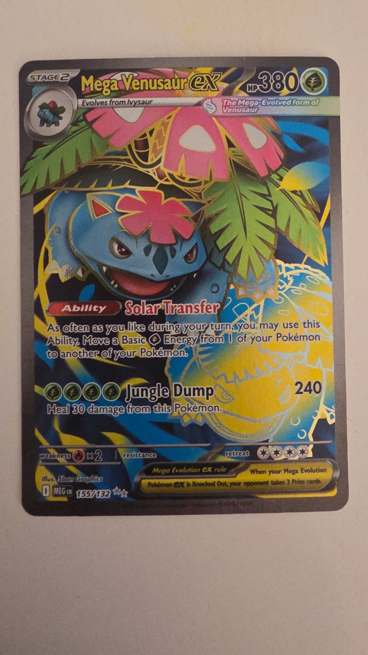 Pokémon Cartes à collectionner: Mega Venusaur EX - 155/132 - Mega Evolution - Full Art – Neuf (Voir description) à Richterswil par Goennjamin90