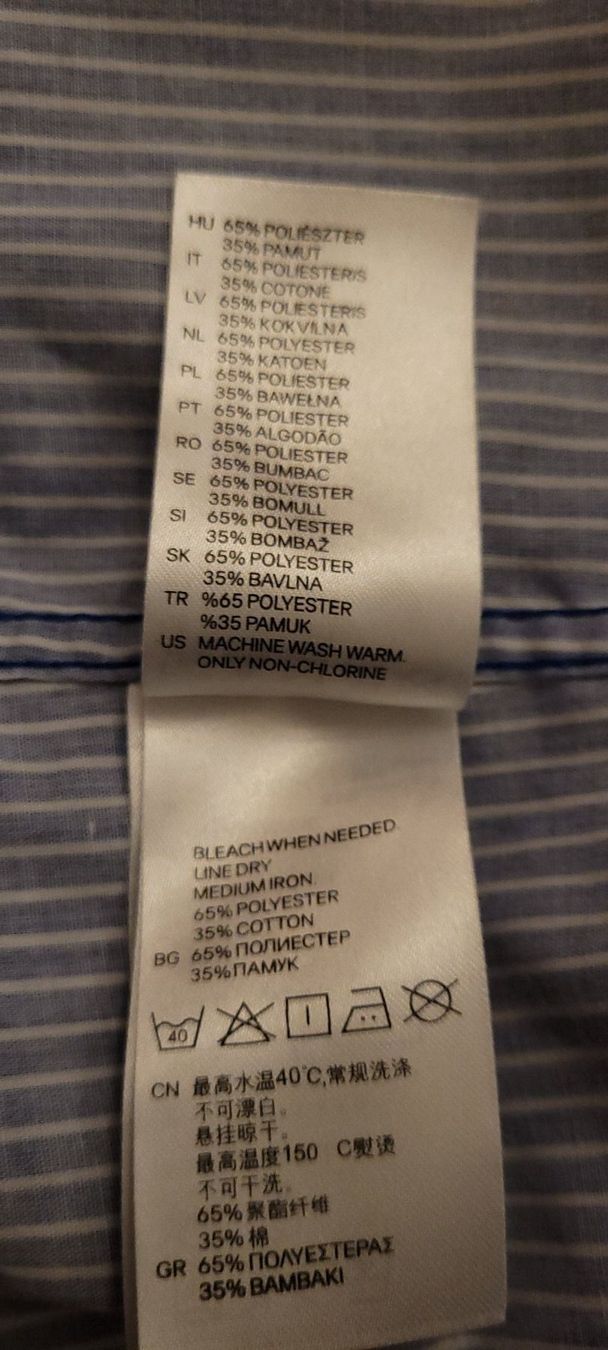 H&M Hemden: H&M Hemd Blau/Weiss Gestreift Grösse M – Gebraucht aus Adlikon b.Regensdf von ChriZ86 7