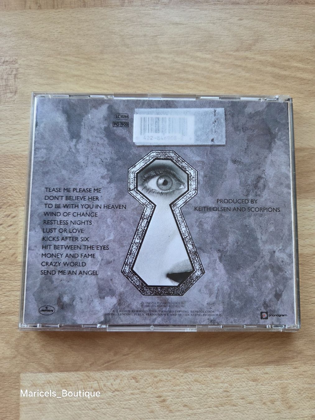CD: Scorpions Crazy World CD Album – Usato da Winterthur venduto da Maricels_Boutique 2