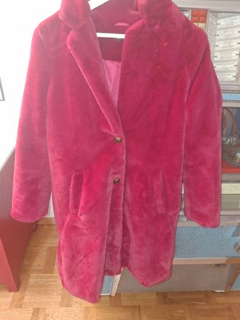 Pinker Kunstfellmantel Six Angels Gr. S