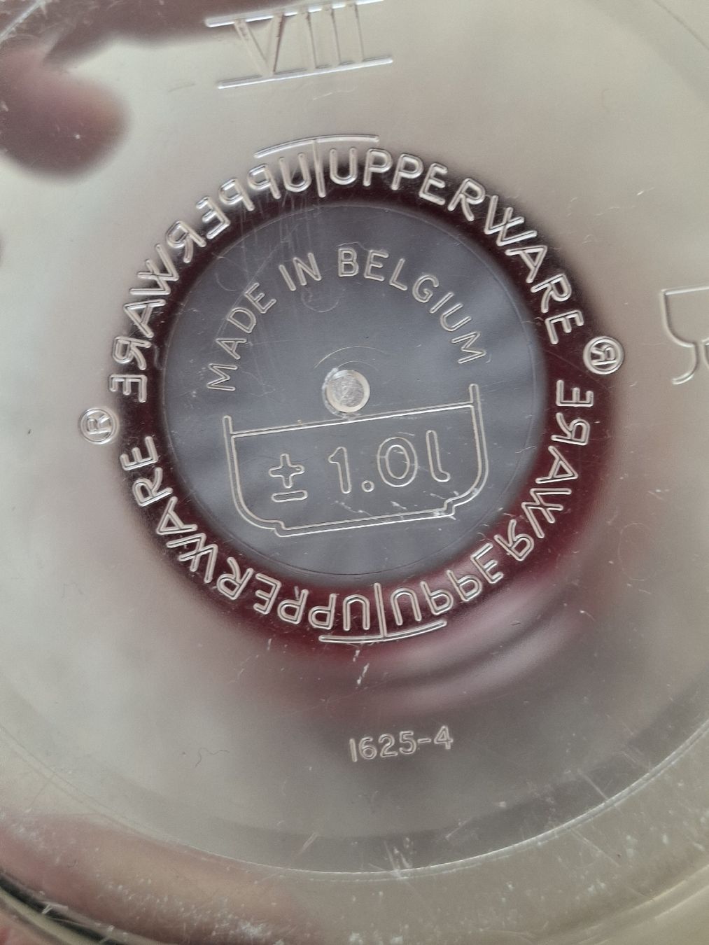Tupperware Contenitori & Simili: Tupperware Vorratsbehälter, 4 Stk., Rot / Klar 1 Liter – Usato da Klingnau venduto da vollmond36 3
