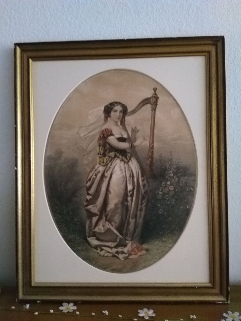 Foto & Immagini: Portrait: Dame mit Harfe – Usato da Binningen venduto da blackhorse08 1