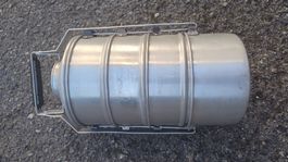 Boîte repas 4 étages aluminium vintage  bon état 